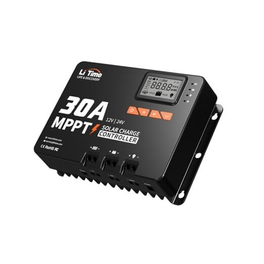 30 Amp MPPT 12V/24V/Auto DC Input Solar Charge 24V 30A MPPT Bluetooth