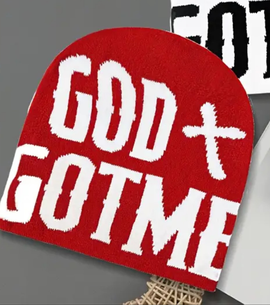 God Got Me Beanie Unisex Winter Fall