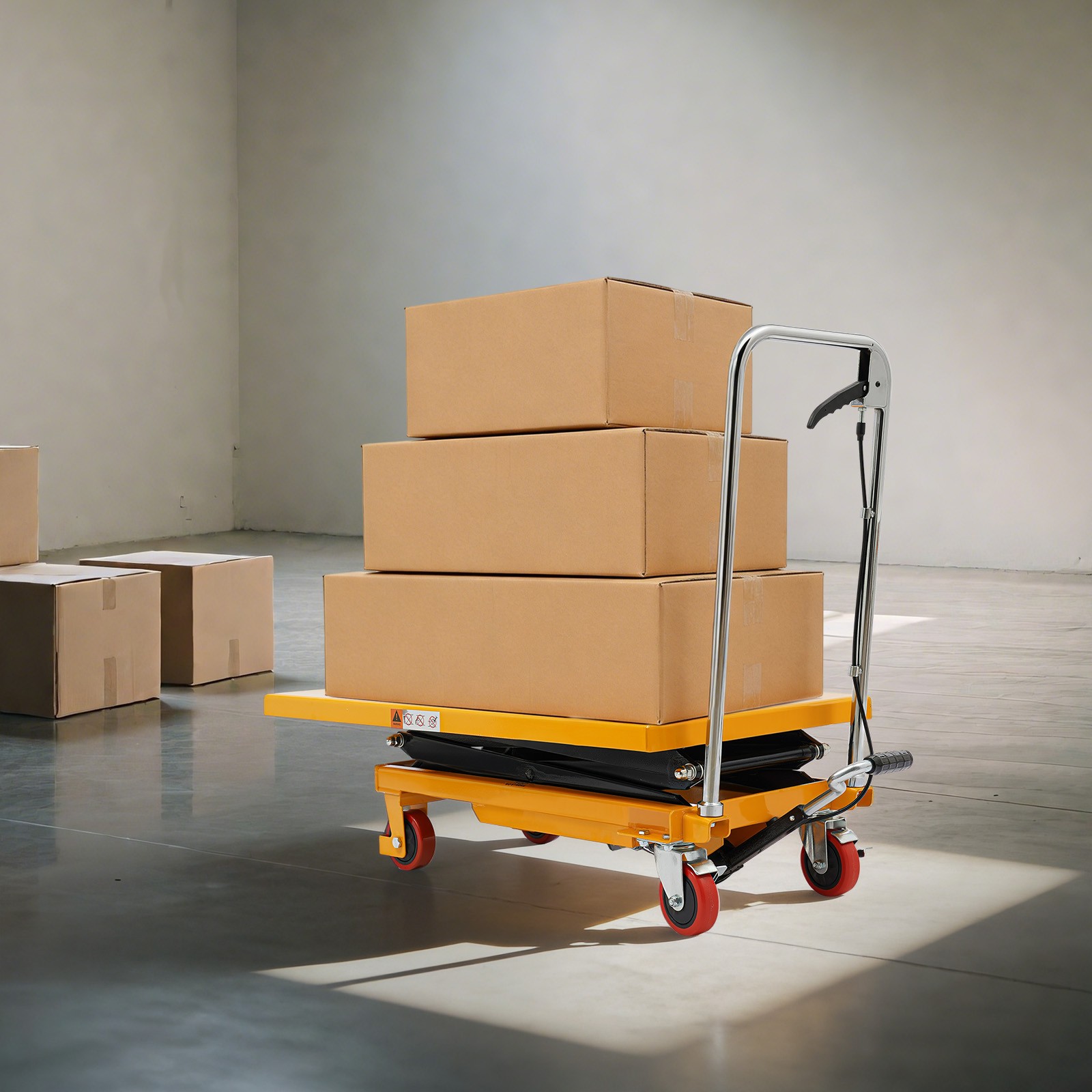 Hydraulic Material Handling Transportation Platform Lift Table  349.27kg/770lbs