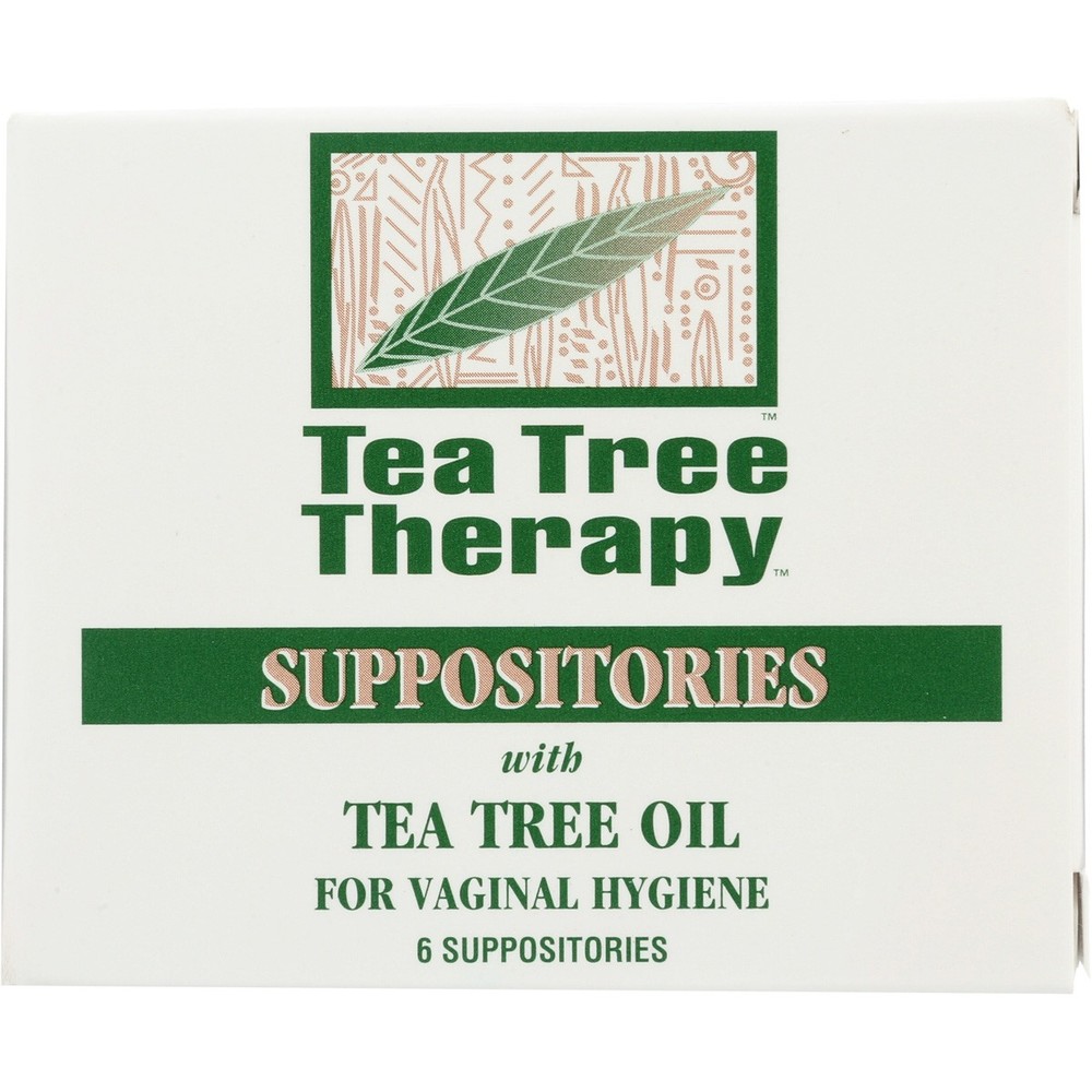 Tea Tree Therapy Vaginal Suppositories With Oil Hygiene