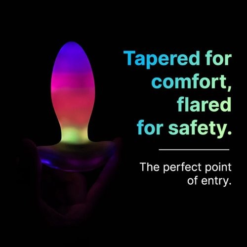 Illumination THE Plug App Controlled Custom Lighting Vibrating Anal Plug