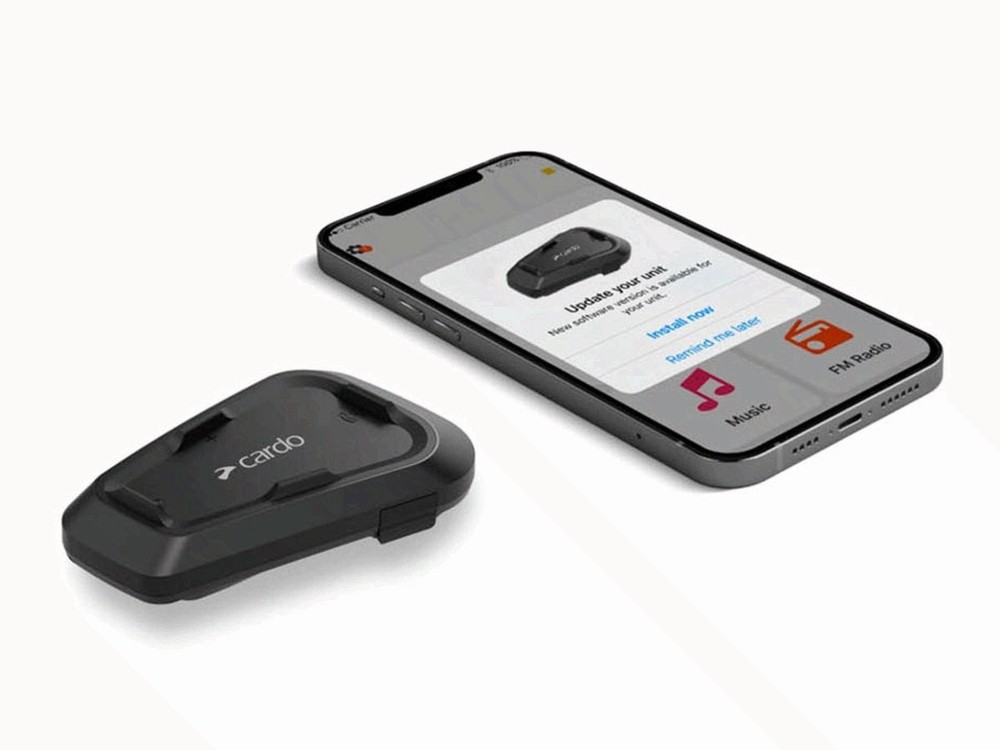 Caɾdo SPIRIT DUO Bluetooth Headset Set - 2 Riders Waterproof Intercom - Pair