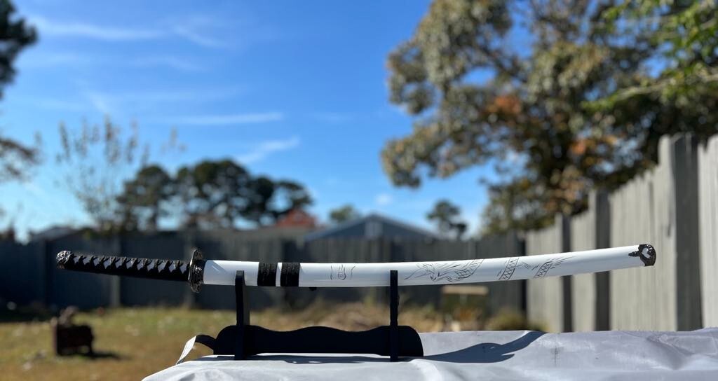 Last Samurai Japanese Sword Katana w/Free Stand (Original Version)