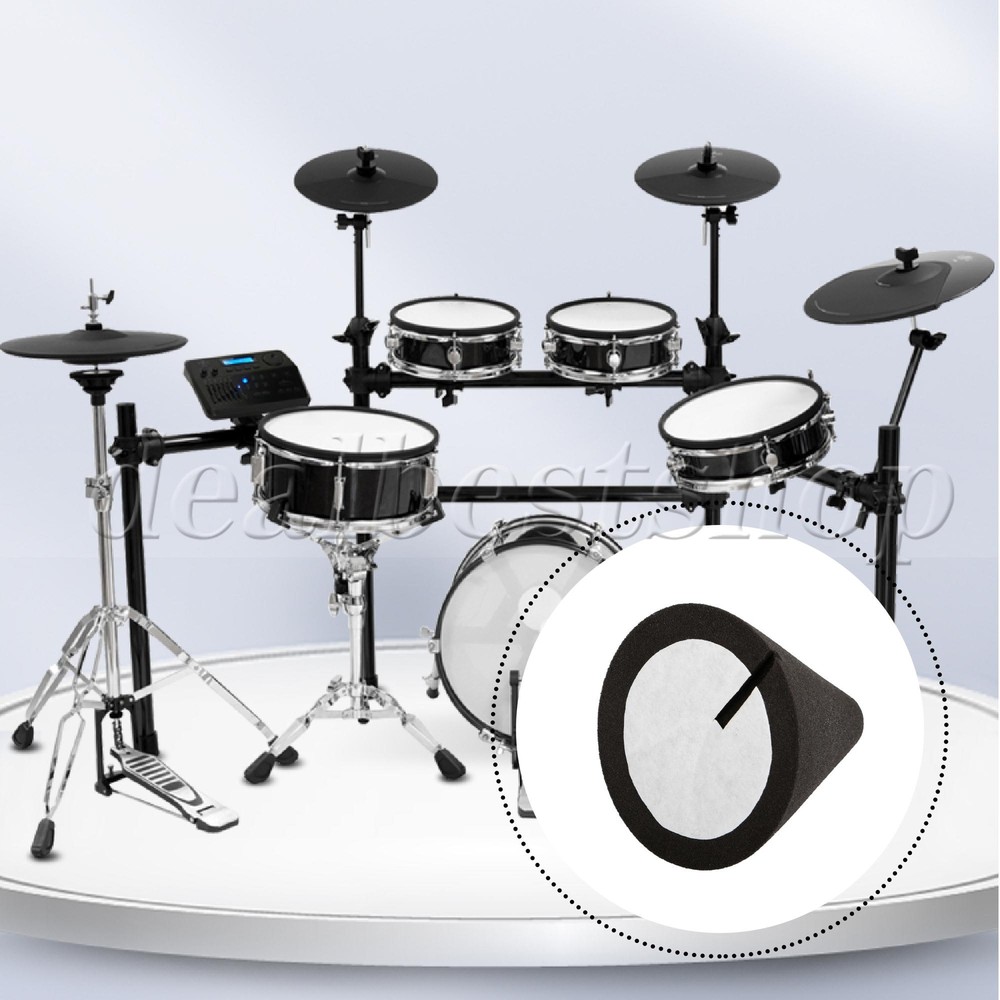 5 x Black Trigger Cone Electronic Drum Pad Internal Replacement for DIY