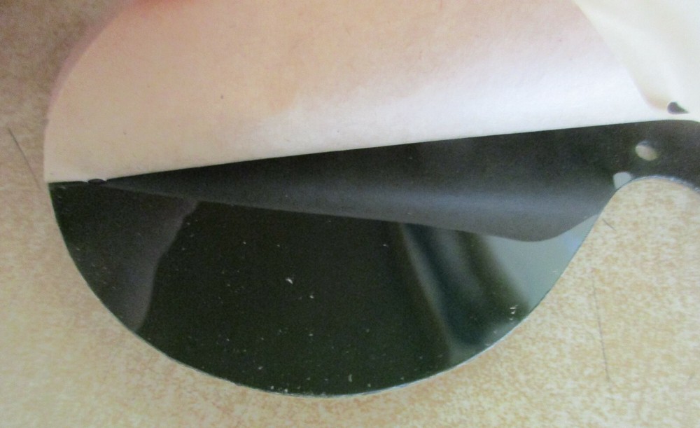 WWII Era Green Polarizing Googgle Plastic Lens Lenses - NOS