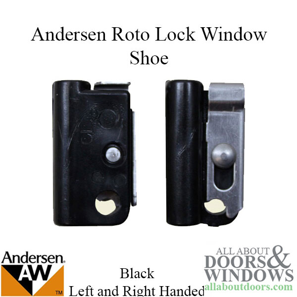 Andersen Roto Lock Operator Awning Guide Shoes Roto Operator Black