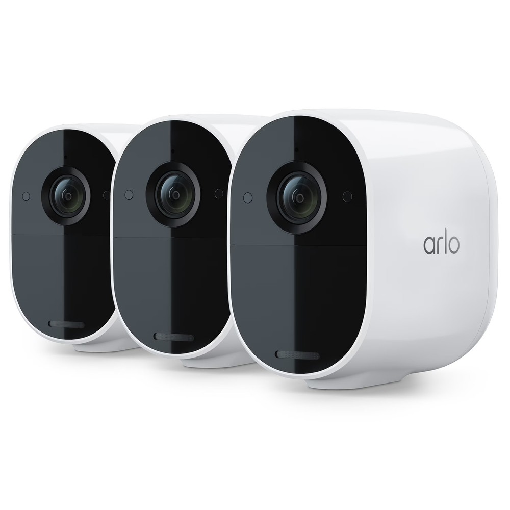 Arlo Essential Camera - 3 Pack Wireless Security 1080p Video - VMC2320W