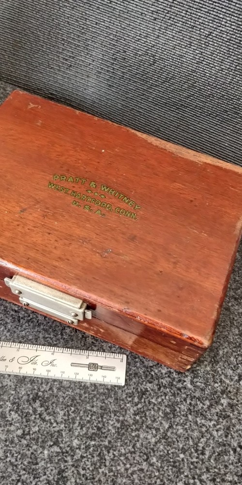 PRATT & WHITNEY Round Plug Gage Block set MASTER SET