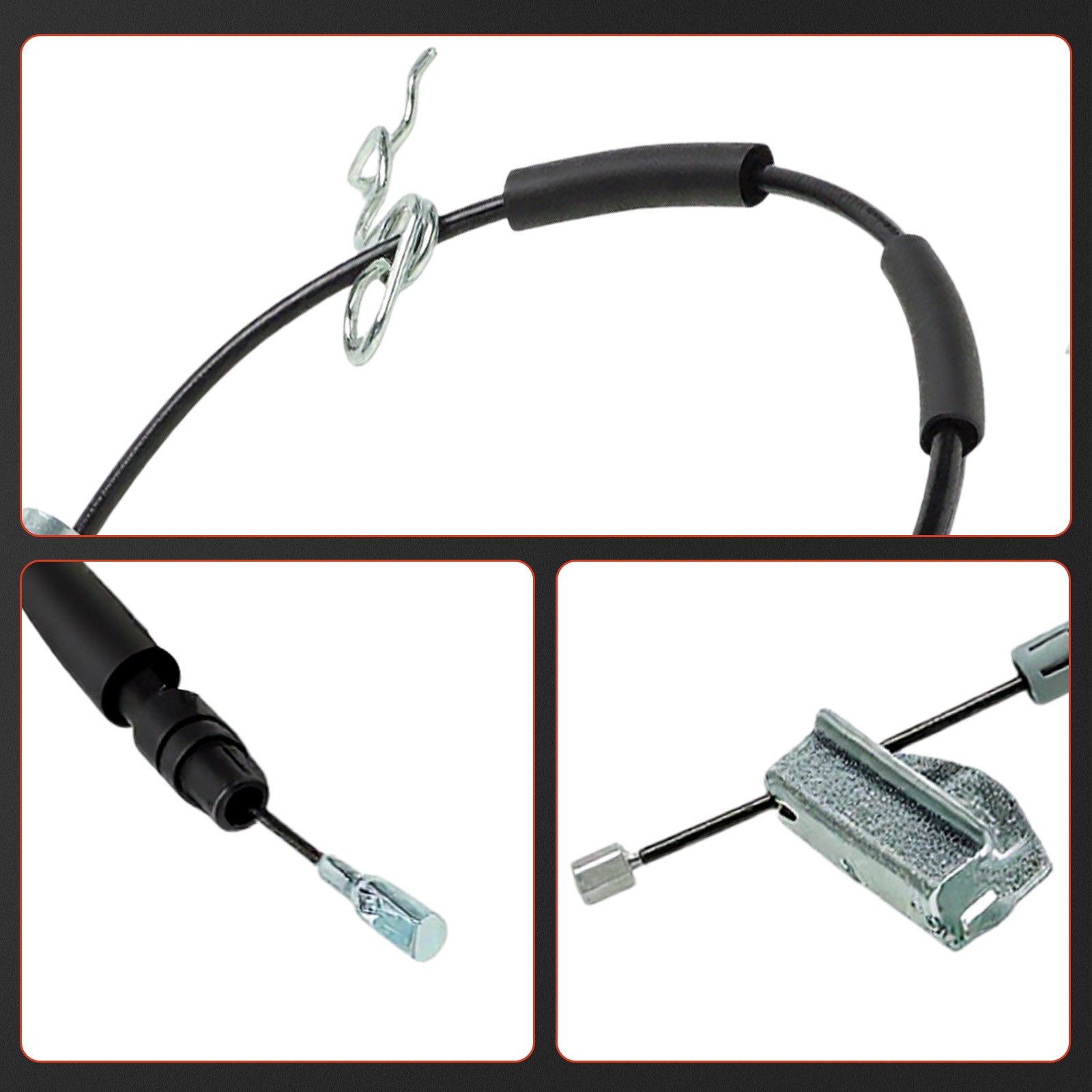 2x Rear Parking Brake Cable for Dodge Grand Caravan 2012-2020 Chrysler Ram 3.6L