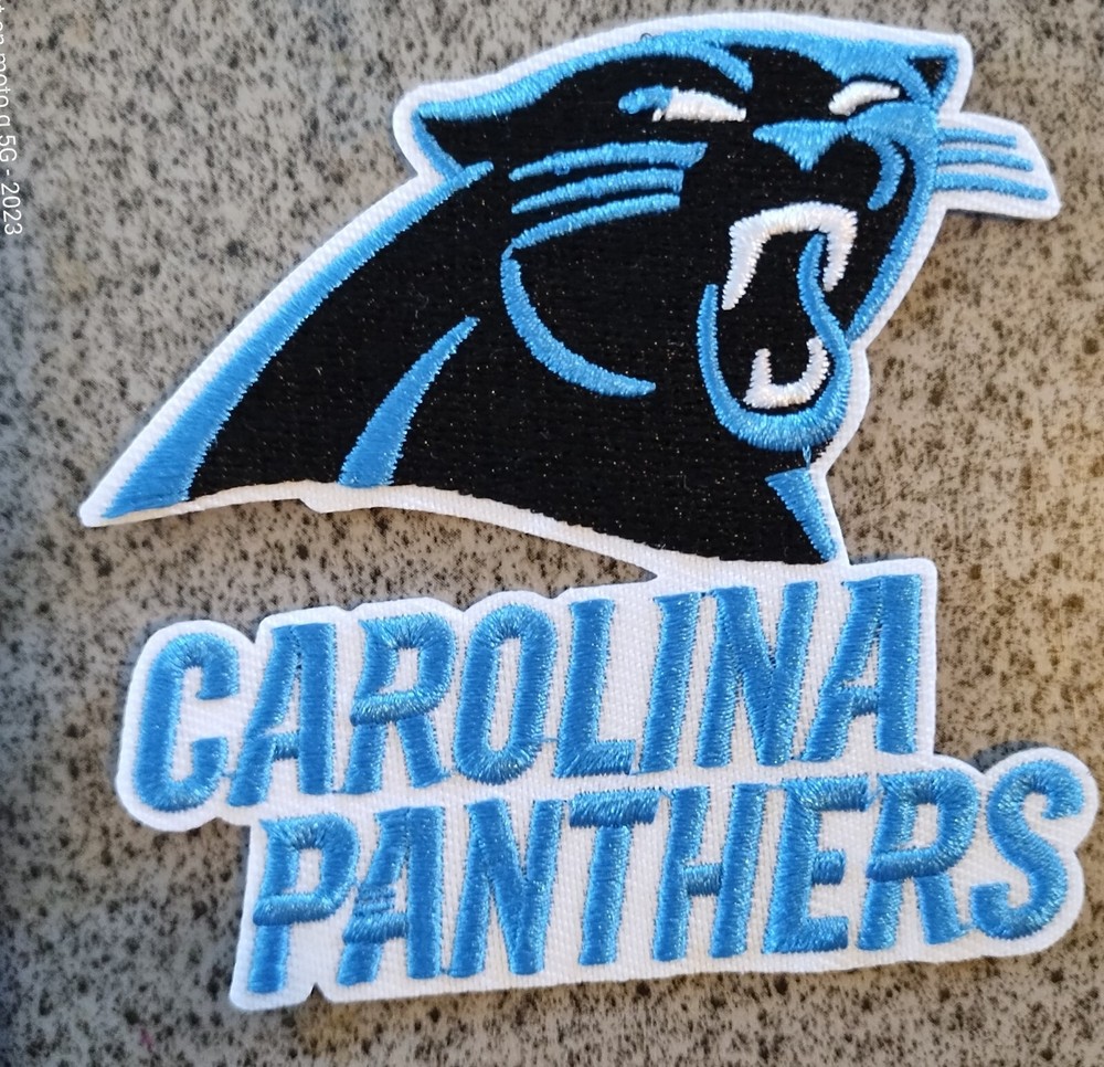 CAROLINA PANTHERS IRON ON PATCH