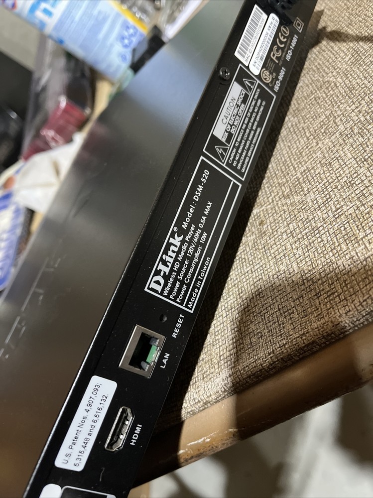 D-Link Wireless HD Media Player DSM-520 No Remote Works