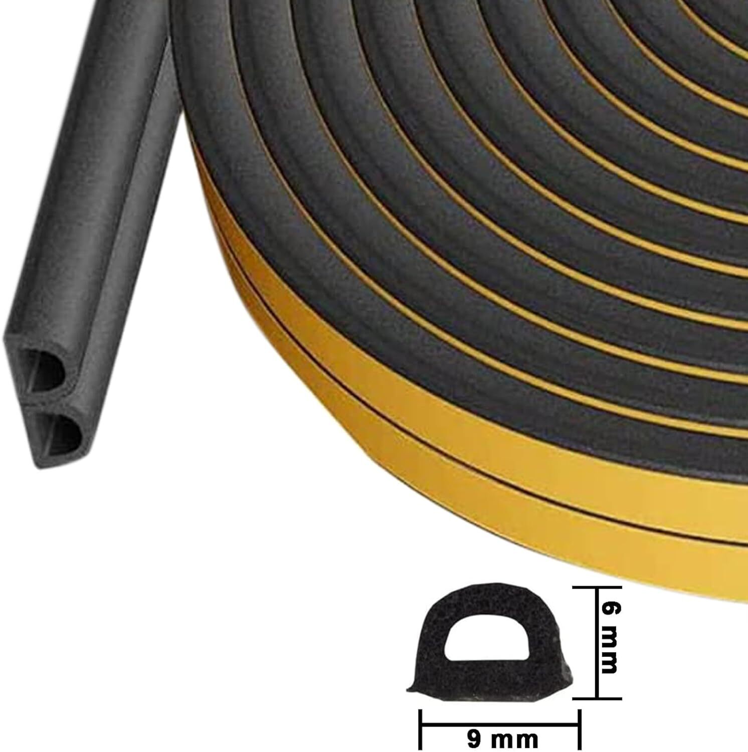 32.8 Feet Self Adhesive Door Seal Strip Window Stripping Weather Strips-House Ro