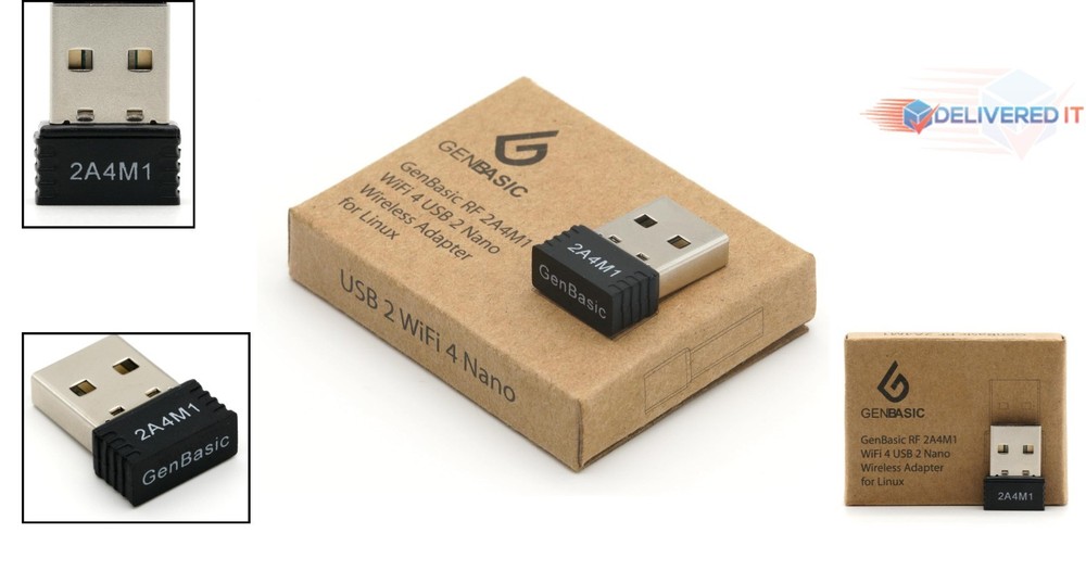 WiFi 4 USB Nano Wireless Network Dongle Adapter for Linux 150Mbps Plug Play