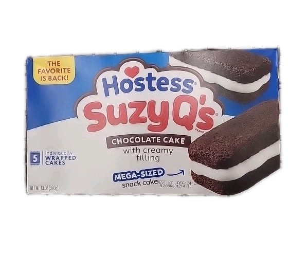 Hostess Suzy Q's Snack Cakes, Full Size 5pk
