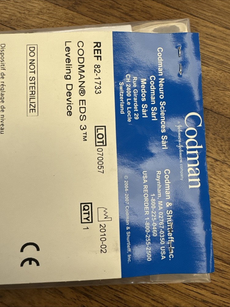 Codman Eds 3 Leveling Device 82-1733