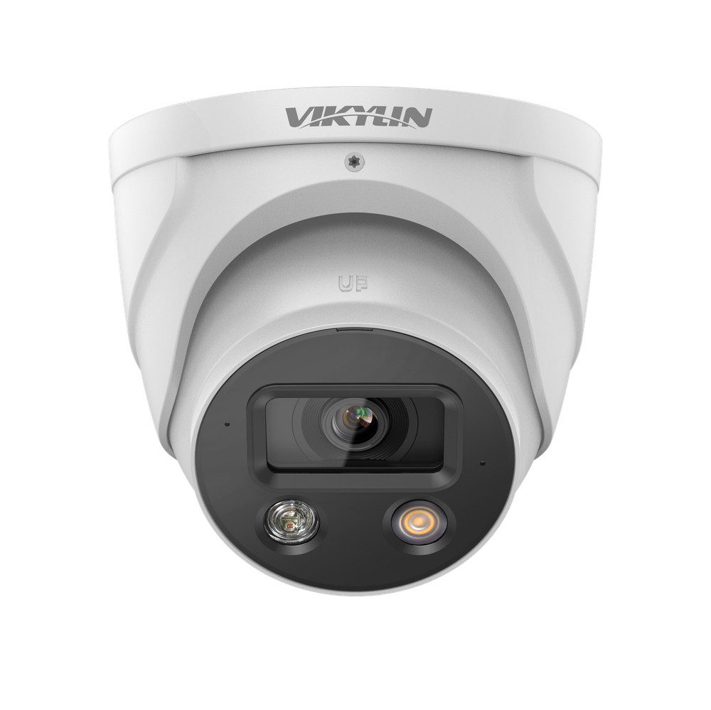 Vikylin 8MP Dual Light Eyeball IP Camera Red Blue Active Deterrence Mic Speaker