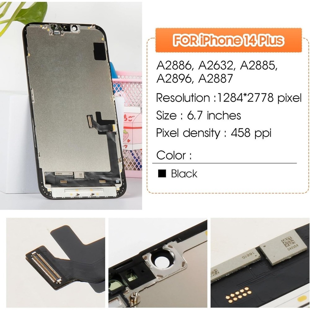 For iPhone 14 Plus Screen Replacement LCD Touch Display Digitizer Assembly Kits