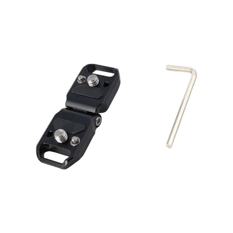 Folding Camera Bracket Aluminum Alloy Tool Less Setups Damping System
