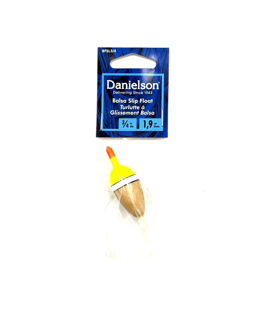 Danielson Balsa Slip Float 3/4" dia.