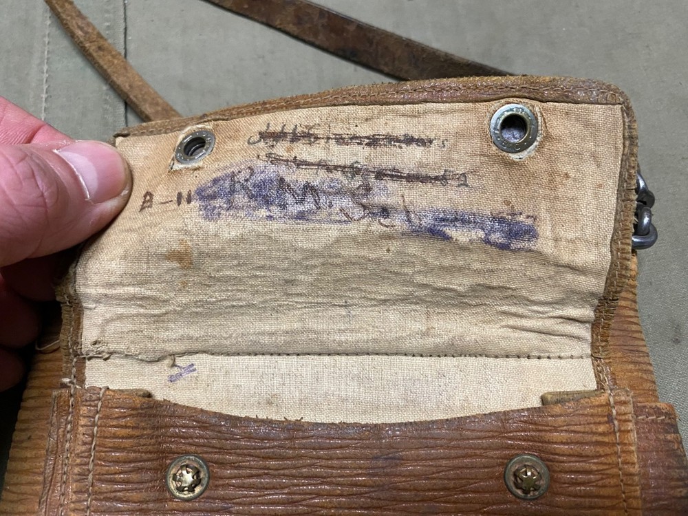 ORIGINAL WWI WWII GERMAN OFFICER NCO MAP CARRY CASE