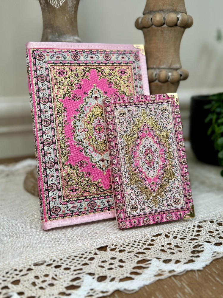 Evil Eye Woven Lined Notebook Carpet Like