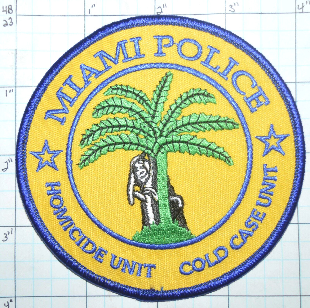 FLORIDA, MIAMI POLICE DEPT HOMICIDE UNIT COLD CASE UNIT PATCH
