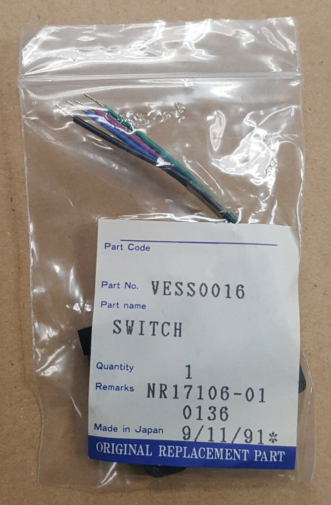 Panasonic VESS0016 VCR Mode Selector Switch Assembly * NEW in PACKAGE *