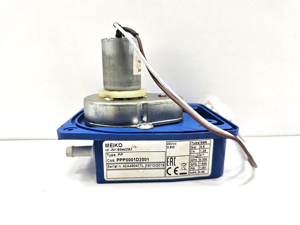 9544292 MEIKO DETERGENT PERISTALTIC DOSING PUMP TYPE PP