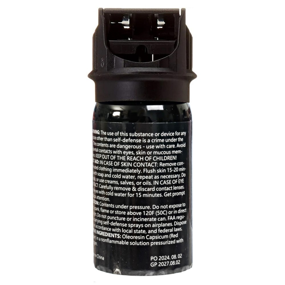 2 Pack Burn Pepper Spray for Self Defense Max Strength Security - 1.35 fl oz