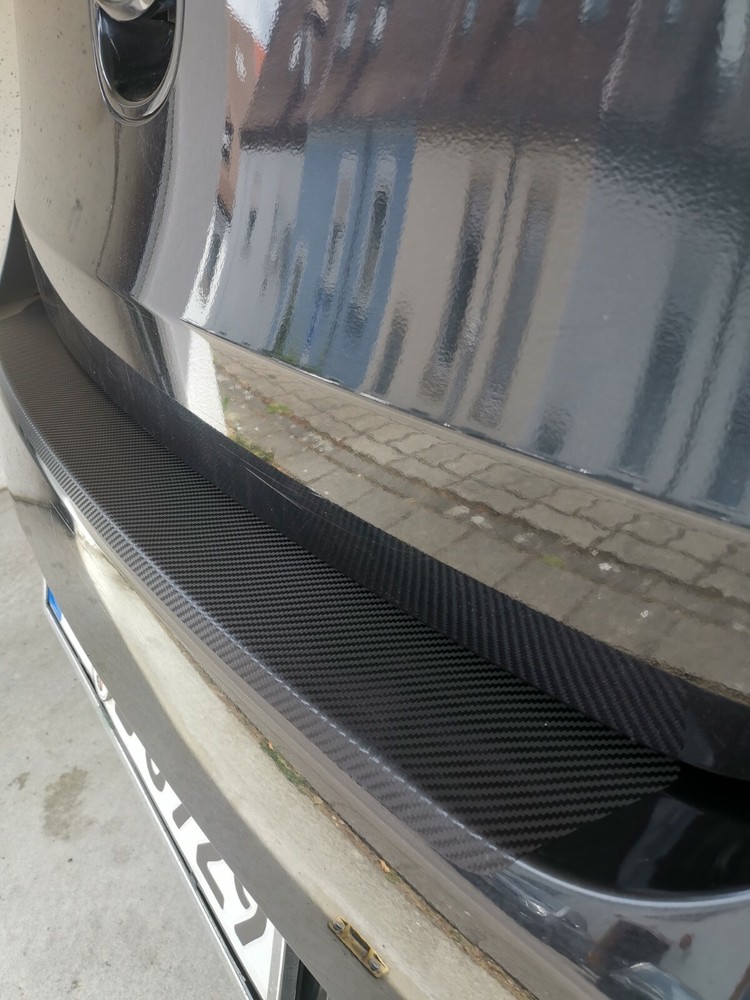 Load sill guard suitable for Ford B-Max from 2012 carbon paint protection