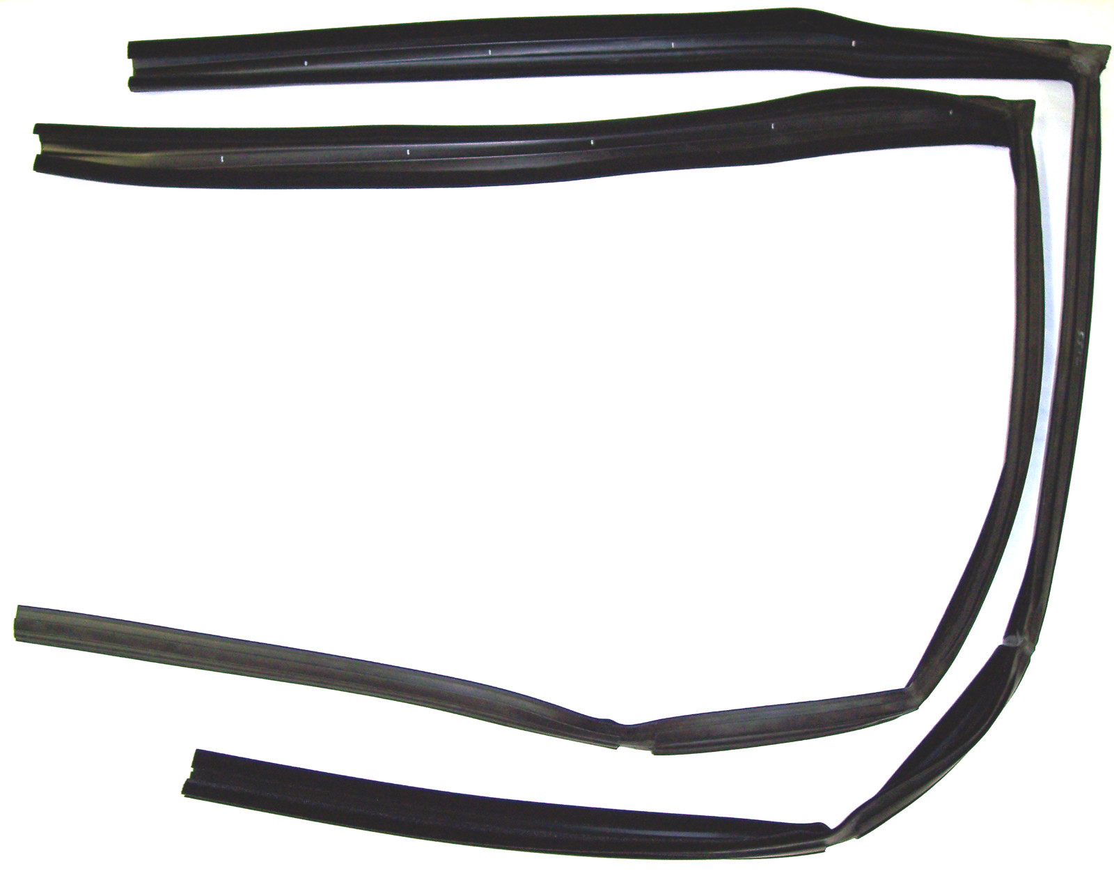 1980-1990 Chevrolet Caprice & Impala 4 dr front door window channel seals, pair