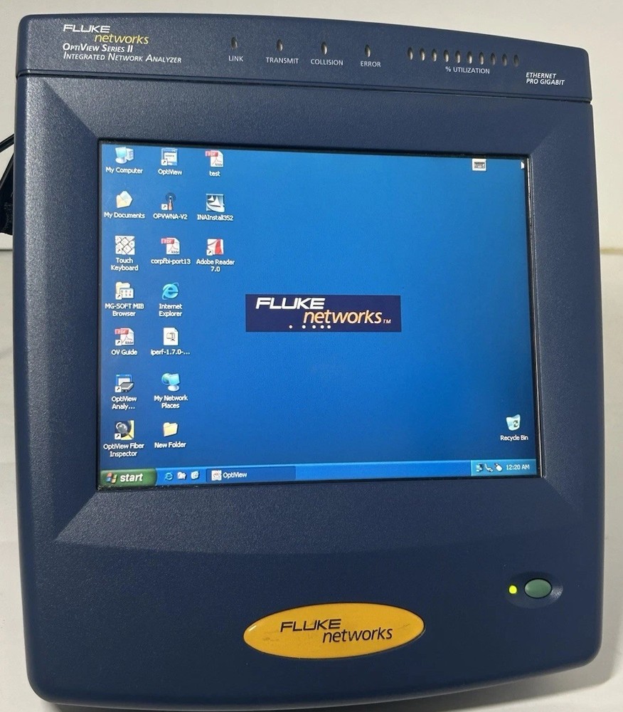 Fluke Network Optiview Series II Integrated Network Analyzer Excellent Condition