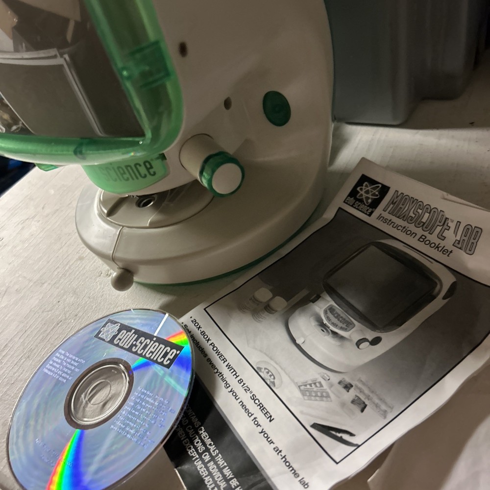 EDU SCIENCE - MAXSCOPE LAB - 20x - 80x (most Accessories Missing) 1A