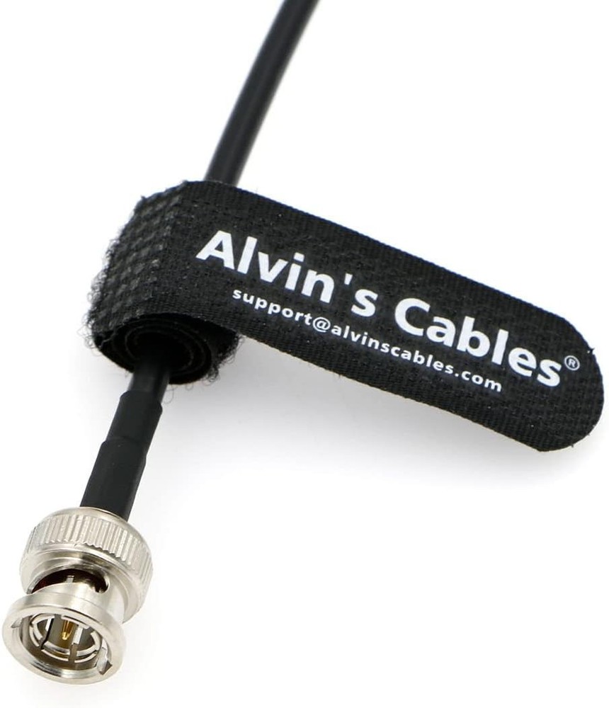 Timecode Cable for Canon R5C DIN 1.0/2.3 to BNC Male Sync Time Code Cable 12in