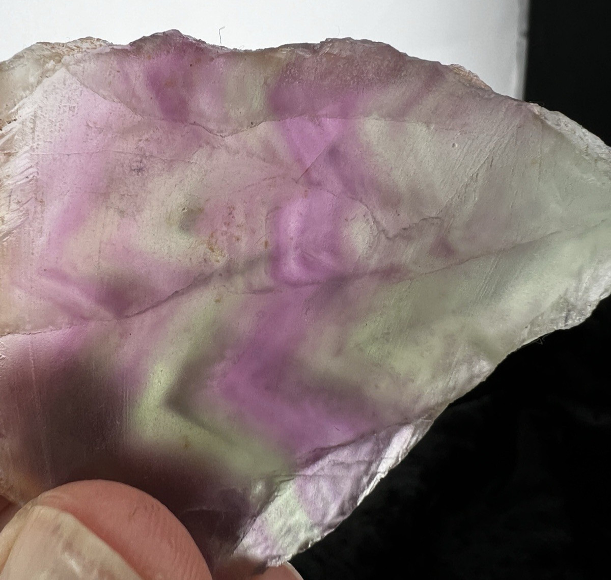 Translucent Purple Fluorite Slab from Gomez Palacio, Durango, Mex. 76 g.
