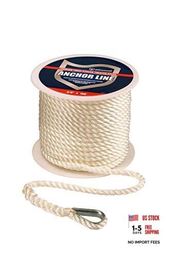 Nylon Twisted Anchor Line with Thimble
