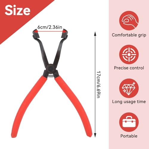 Drum Brake Hold down Spring Pliers, Drum Brake Spring Tool Universal Fit