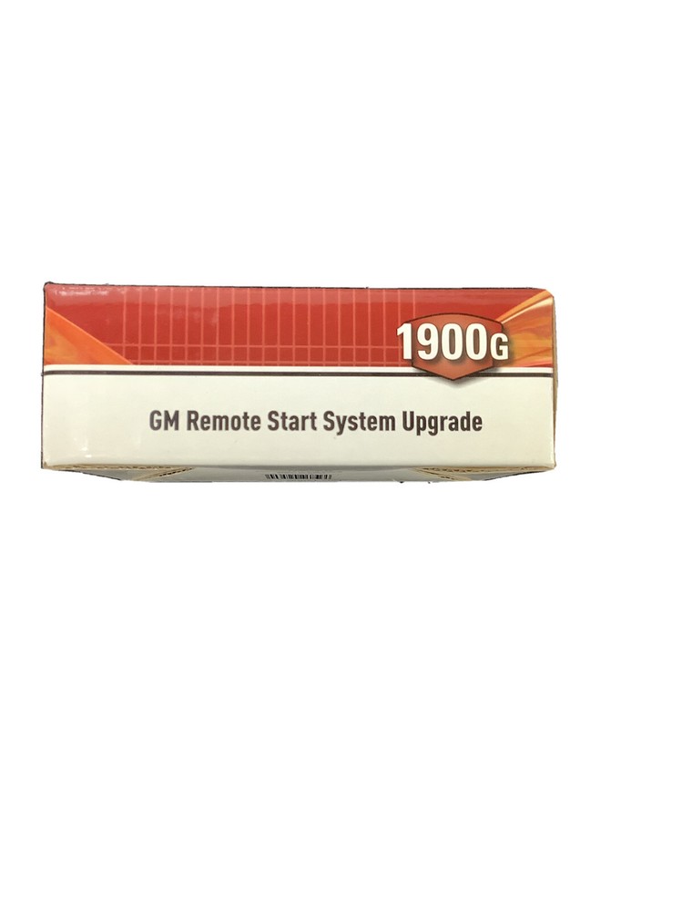 DEI GM Remote start system upgrade 1900G