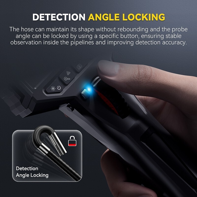 Ralcam Two-Way 210° Inspection Borescope 6.2mm Endoscope Camera 3.3ft Semi Rigid