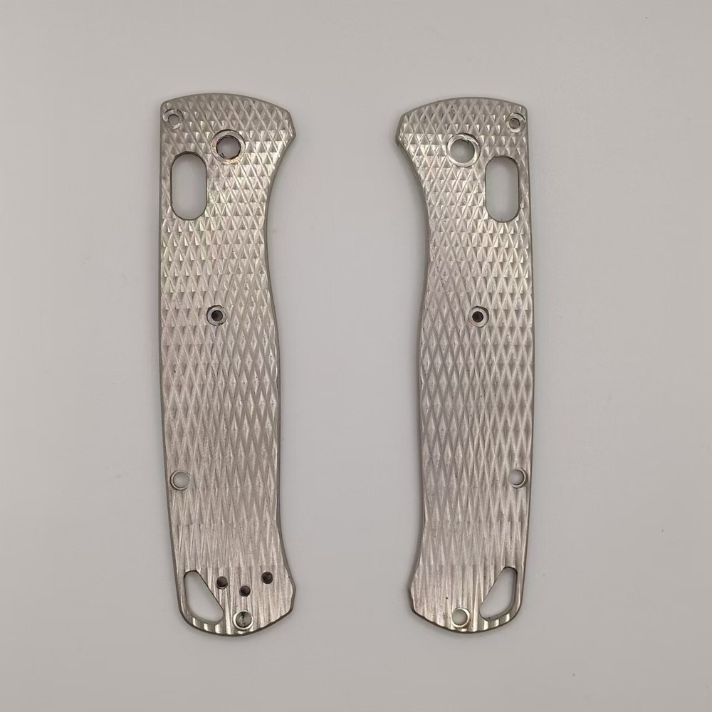 1 Pair Custom Made TC4 Handle Scales for Benchmade Bugout 535