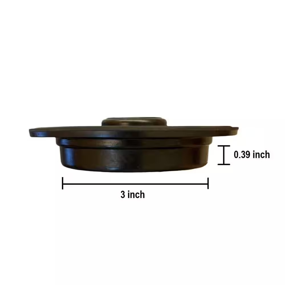 Garbage Disposal Replacement Stopper Black