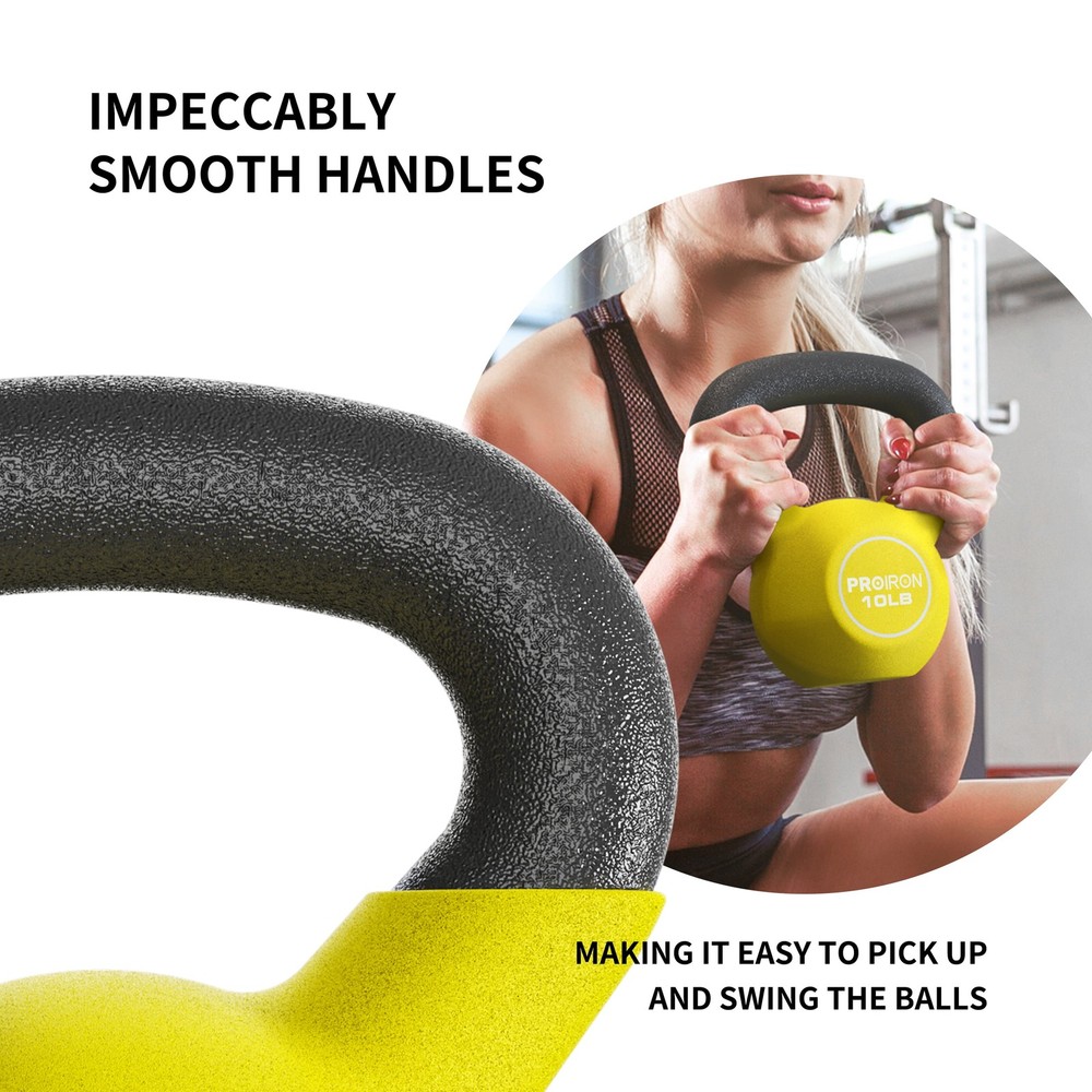 Neoprene Coated Kettlebell 10Lb Single