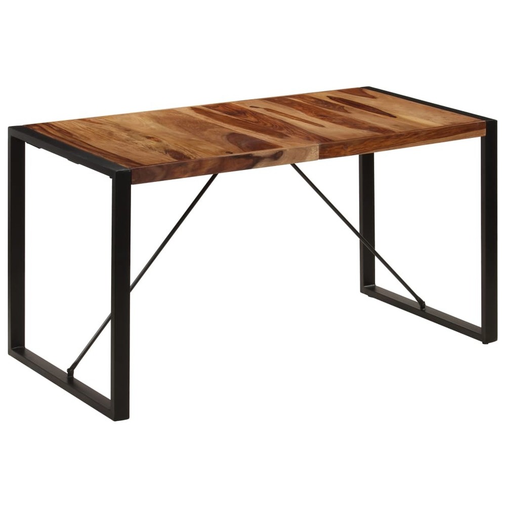 Dining Table Kitchen Table Dining Room Dinner Table Solid Acacia Wood vidaXL