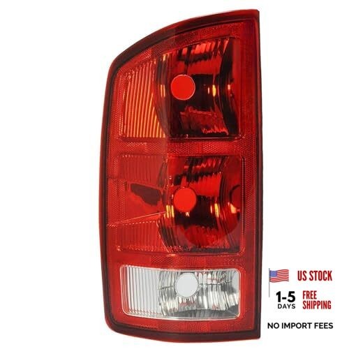 Tail Light Compatible With 2002 2003 2004 2005 2006 Dodge Ram 1500 Driver-Side
