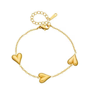 Slim Heart Bracelet