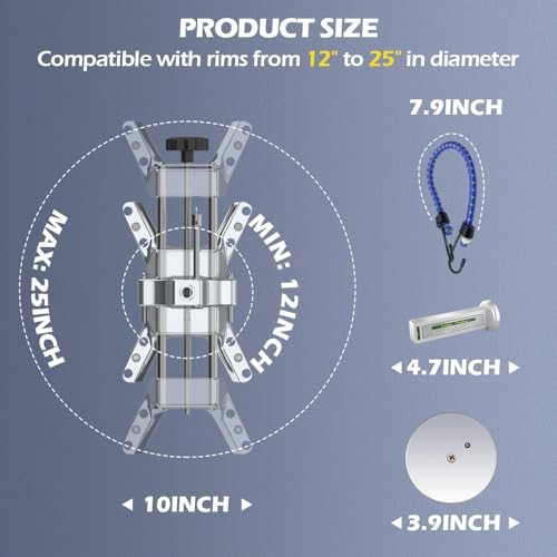 1pcs Wheel Alignment Clamp Tool,Wheel Clamp Alignment & Magnetic Adapter for
