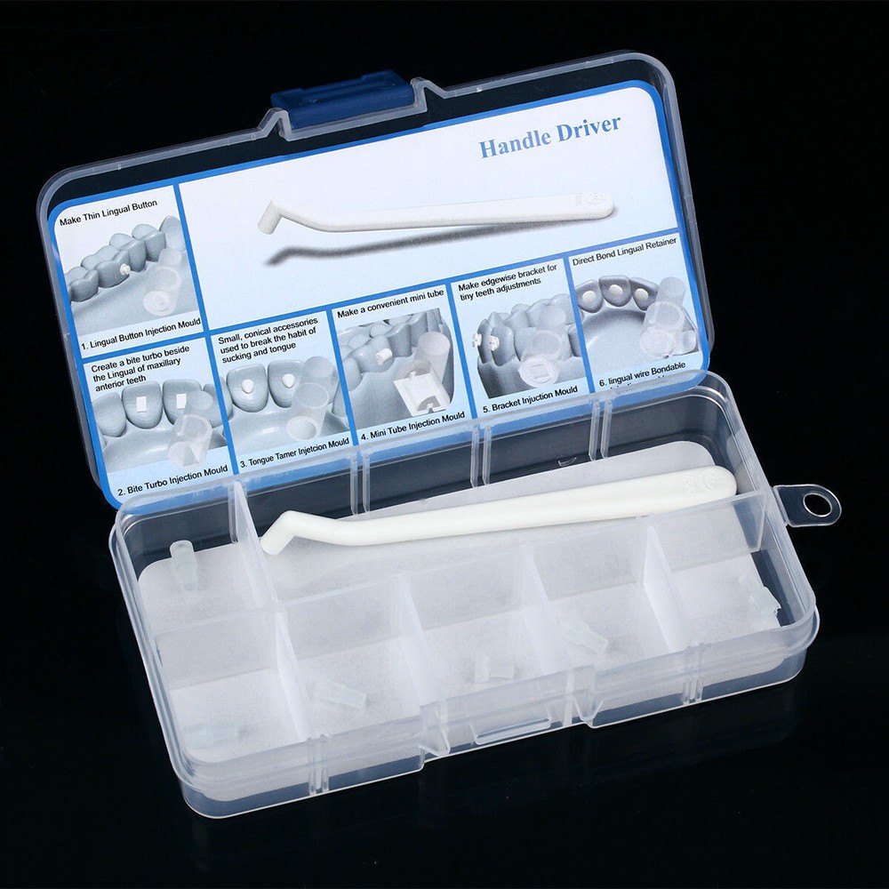 5Pack Dental Forming Mold Lingual Button/Wire Mini Accessories Injection Bracket