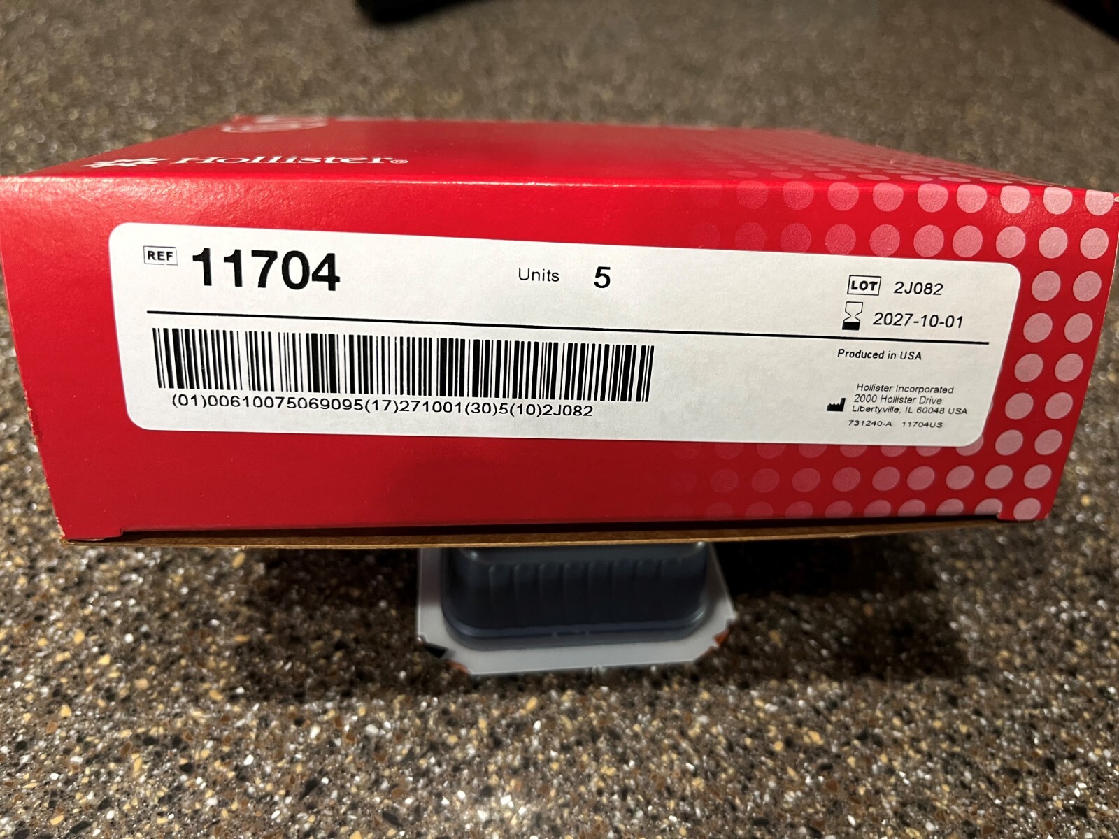 Hollister  #11704 CeraPlus Skin Barrier 70mm CTF 2" - 5Ct New Packaging 12-01-28