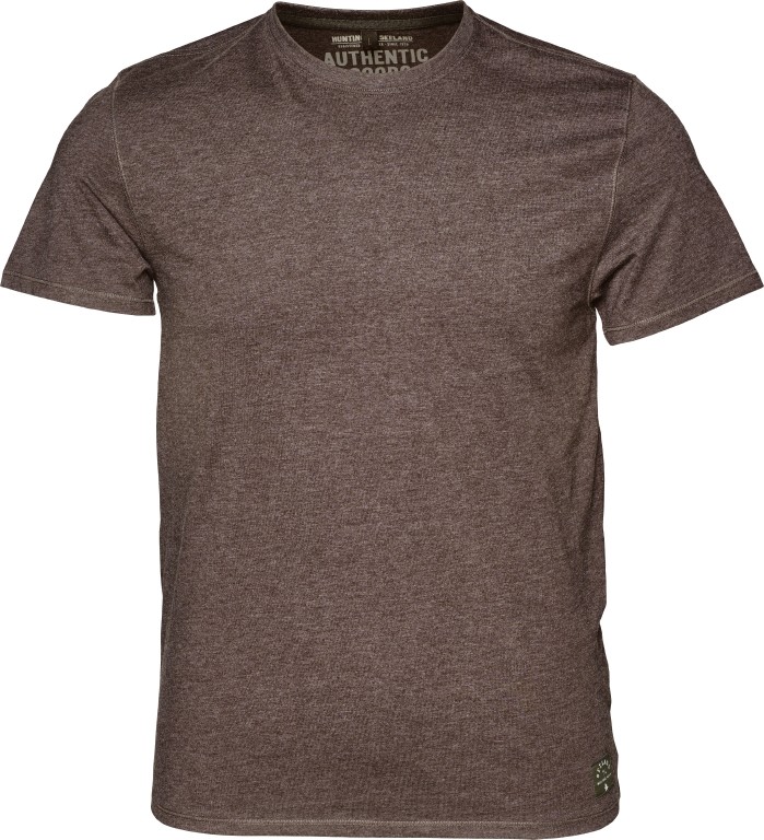 Seeland T-shirt Basic - Double Pack - Brown and Olive