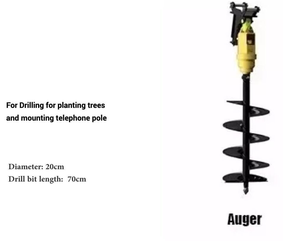 Attachments Mini Excavator Grabber Hammer Ripper Rake Auger Bucket Thumb